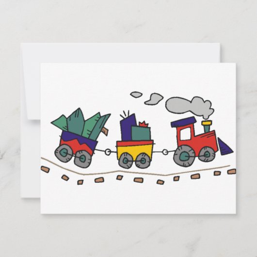 クリスマス列車 シーズンカード (正面)