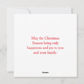 クリスマス列車 シーズンカード (裏面)