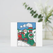 クリスマス列車 シーズンポストカード (スタンド正面)