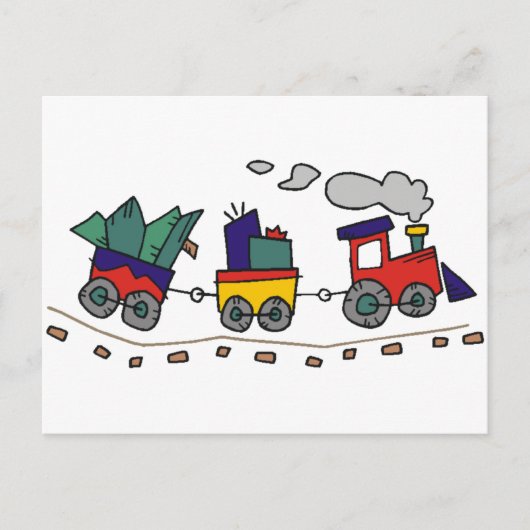 クリスマス列車 シーズンポストカード (正面)
