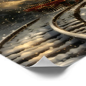 クリスマス列車 ポスター (角)