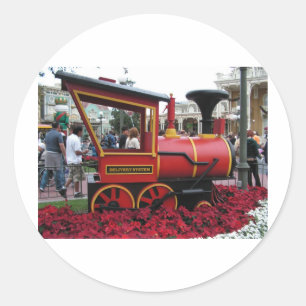 クリスマス列車 ラウンドシール