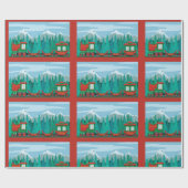 クリスマス列車 ラッピングペーパー (フラット)