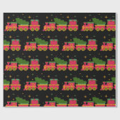 クリスマス列車 ラッピングペーパー (フラット)