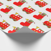 クリスマス列車 ラッピングペーパー (角)
