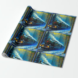 クリスマス列車 ラッピングペーパー