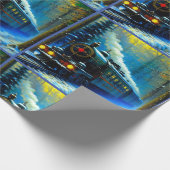 クリスマス列車 ラッピングペーパー (角)