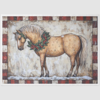 クリスマス初期のの馬 薄葉紙