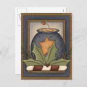 クリスマス初期のはがき シーズンポストカード (正面/裏面)