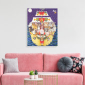 クリスマス到着 キャンバスプリント (インサイチュ (リビング))