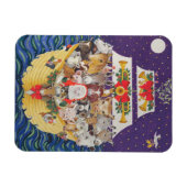 クリスマス到着 マグネット (横)