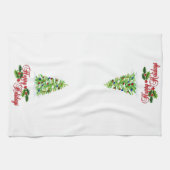 クリスマス刺繍ルックキッチンタオル キッチンタオル (横)