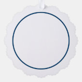 クリスマス前のカンガルーの夜 オーナメントカード (裏面)