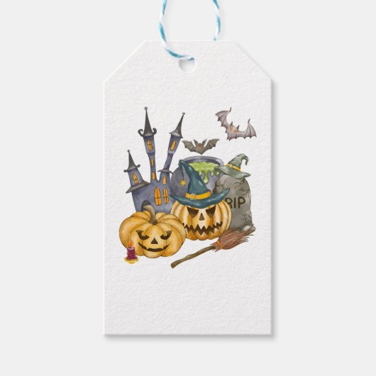 クリスマス前のハロウィンギフトシャツの悪夢 ギフトタグ (正面)