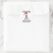 クリスマス前のフライト ラウンドシール (バッグ)