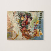 クリスマス前の夜のヴィンテージクリスマス ジグソーパズル (横)