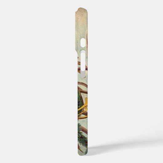 クリスマス前の夜のヴィンテージクリスマス Case-Mate iPhoneケース (裏面 / 左)