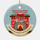 クリスマス前の夜シェフニコラスグルメ セラミックオーナメント (裏面)