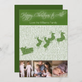 「クリスマス前の夜」のフォトカード シーズンカード (正面/裏面)