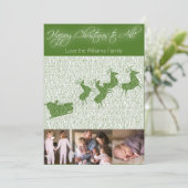 「クリスマス前の夜」のフォトカード シーズンカード (スタンド正面)