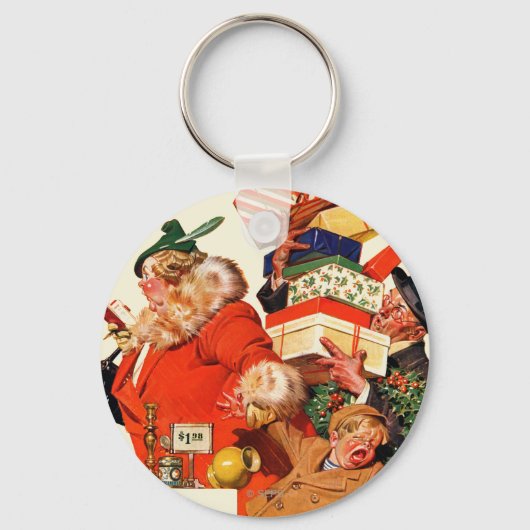 クリスマス前の夜 キーホルダー (正面)
