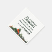 クリスマス前の夜 スタンダードカクテルナプキン (角)