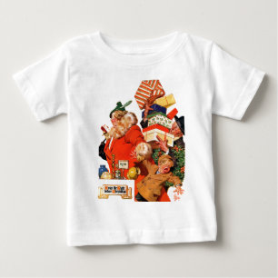 クリスマス前の夜 ベビーTシャツ