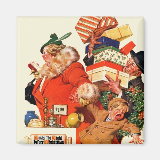 クリスマス前の夜 マグネット (正面)