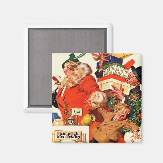 クリスマス前の夜 マグネット (正面/裏面)