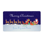 クリスマス前の夜 ラベル (正面)