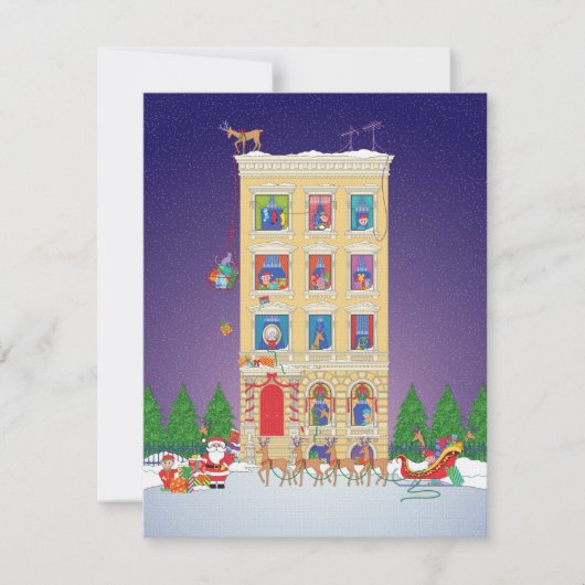 クリスマス前の夜 招待状 (正面)