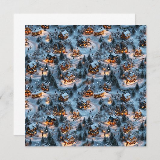 クリスマス前の夜 – Twilight Serenity 招待状 (正面/裏面)