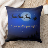 クリスマス前の聖ニコラスの夜からの訪問 クッション (ブランケット)