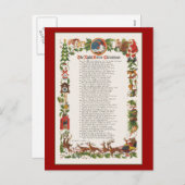 クリスマス前の飾夜詩 シーズンポストカード (正面/裏面)