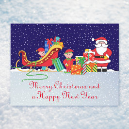 クリスマス前夜はがき 案内ポストカード