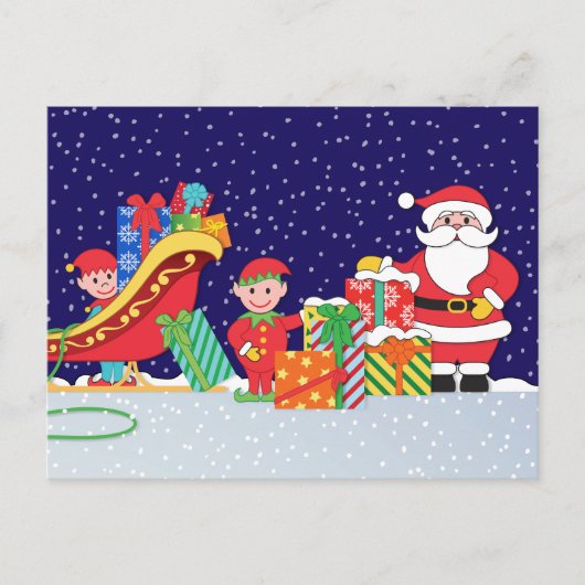 クリスマス前夜はがき 案内ポストカード (正面)