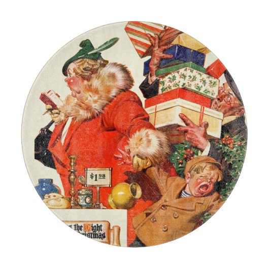 クリスマス前夜 カッティングボード (正面)