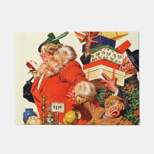 クリスマス前夜 ドアマット (正面)