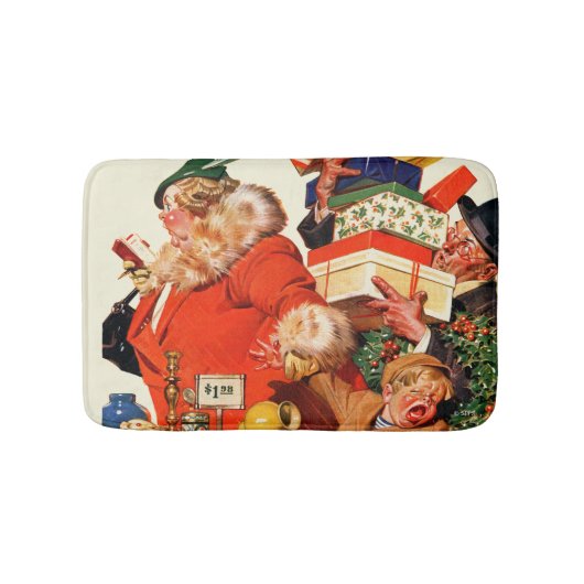 クリスマス前夜 バスマット (正面)