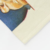 クリスマス前夜 フリースブランケット (角)