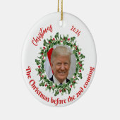 クリスマス前2日来オーナメント セラミックオーナメント (右)