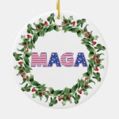 クリスマス前2日来オーナメント セラミックオーナメント (裏面)