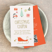 クリスマス割引クーポンプロモーション 割引カード