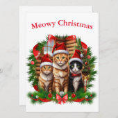 クリスマス動物たち シーズンカード (正面/裏面)