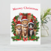 クリスマス動物たち シーズンカード (スタンド正面)