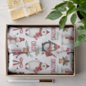 クリスマス動物のパターン 薄葉紙 (ギフト)