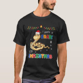 クリスマス動物の醜いクリスマスに蛇が欲しい Tシャツ (正面)