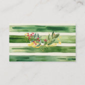 クリスマス動物ベビー用の本ベビーシャワー エンクロージャーカード (裏面)