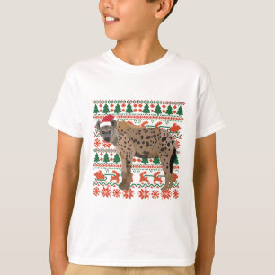 クリスマス動物園ハイエナ Tシャツ