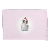 クリスマス動物園ベビーペンギン枕ケース 枕カバー (正面)